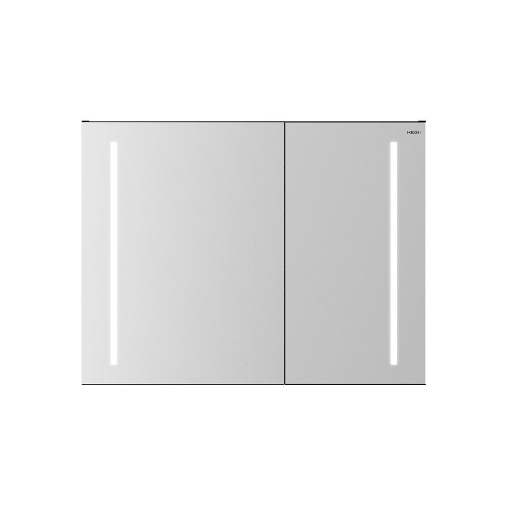 bm1002-085 (哑光白）金属镜柜